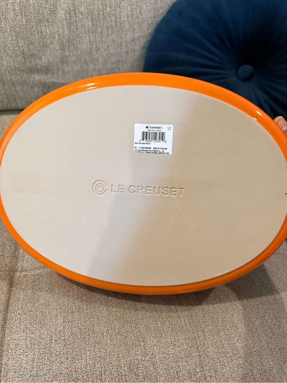 Le Creuset Orange Ceramic Baking Dish - Home Kitchen